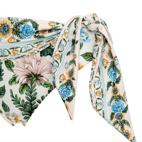 New!Agua Bendita Perla Aine Floral  Bikini Bottom - Picture 4 of 11